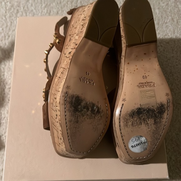 Prada wedges wore once - Picture 3 of 4